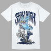 Jordan 3 "Midnight Navy" DopeSkill T-Shirt Stay High Graphic Streetwear - White