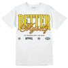 Jordan 6 “Yellow Ochre” DopeSkill T-Shirt Better Myself Graphic Streetwear - White