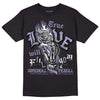 Jordan 5 Retro Low Indigo Haze DopeSkill T-Shirt True Love Will Kill You Graphic Streetwear  - Black