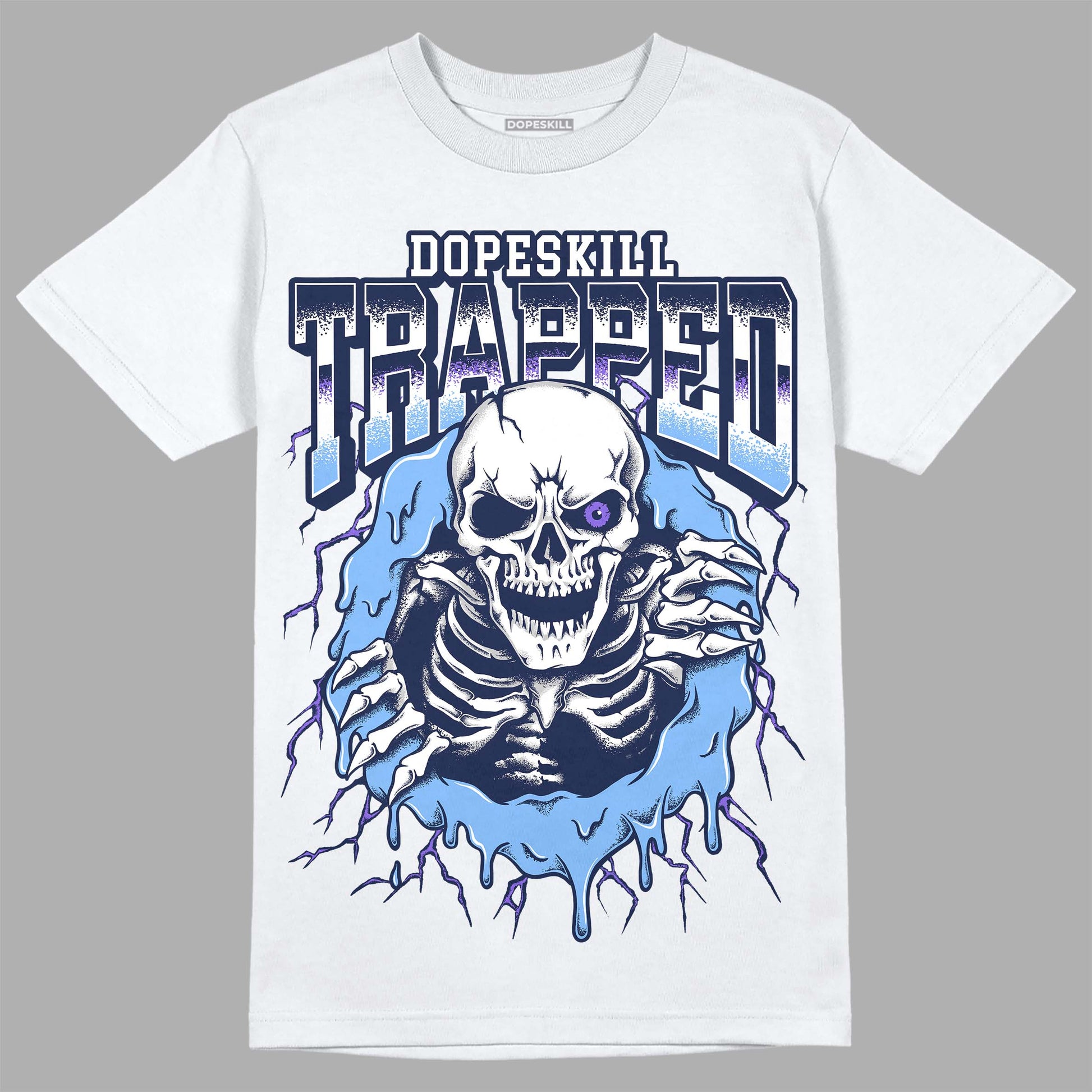 Jordan 5 SE “Georgetown” DopeSkill T-Shirt Trapped Halloween Graphic Streetwear