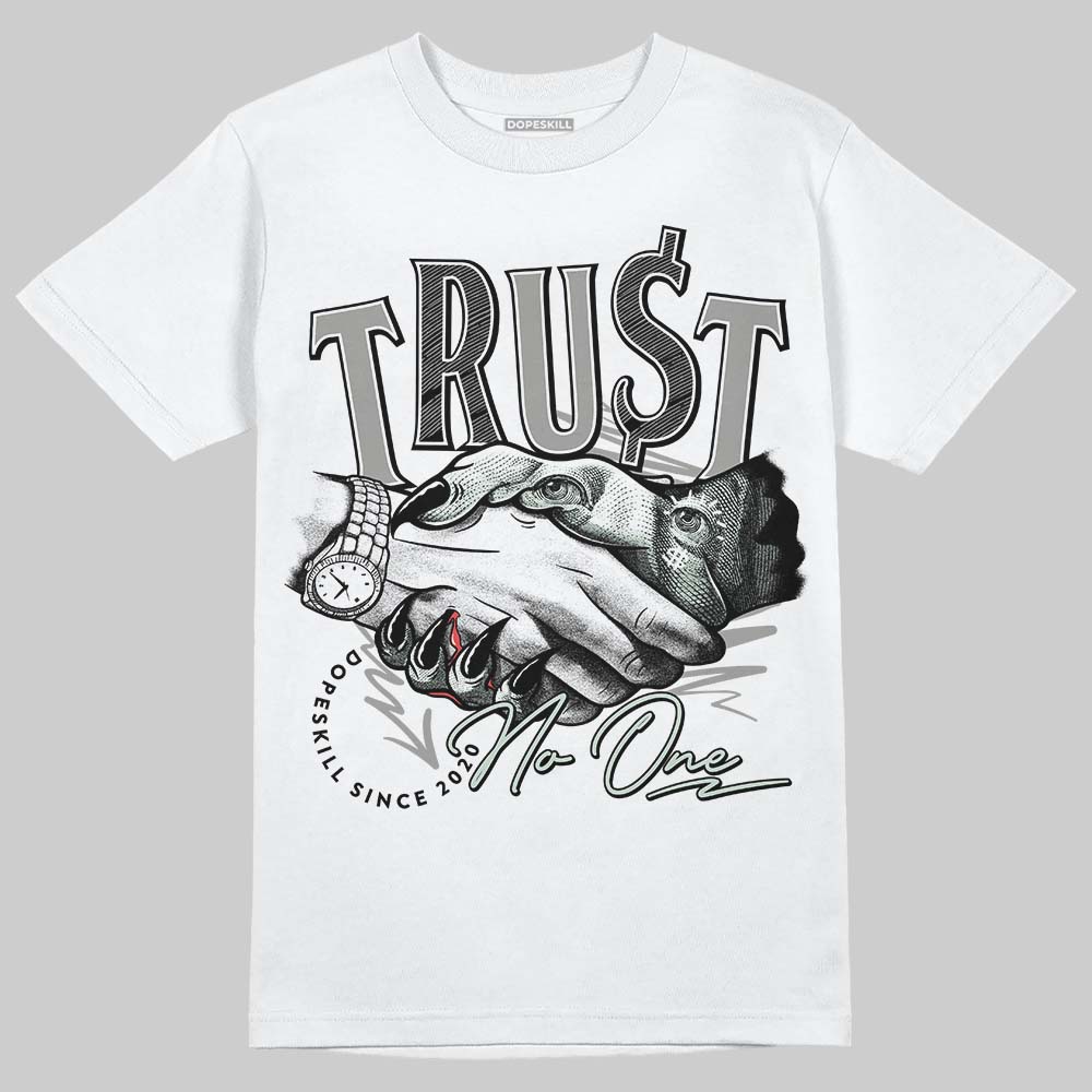 Jordan 1 Retro Low OG Year of the Snake (2025) DopeSkill T-Shirt Trust No One Graphic Streetwear - White