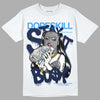 Jordan 3 "Midnight Navy" DopeSkill T-Shirt Stay It Busy Graphic Streetwear - White