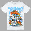 Dunk Low Futura University Blue DopeSkill T-Shirt Trippin Graphic Streetwear - White