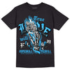 Jordan 1 High Retro OG “University Blue” DopeSkill T-Shirt True Love Will Kill You Graphic Streetwear - Black