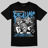 Air Max 95 OG Blue Spark DopeSkill T-Shirt Distorted Realms Graphic Streetwear - black