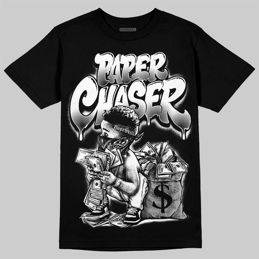 Dunk Low Panda White Black DopeSkill T-Shirt Paper Chaser Boy Graphic Streetwear - Black