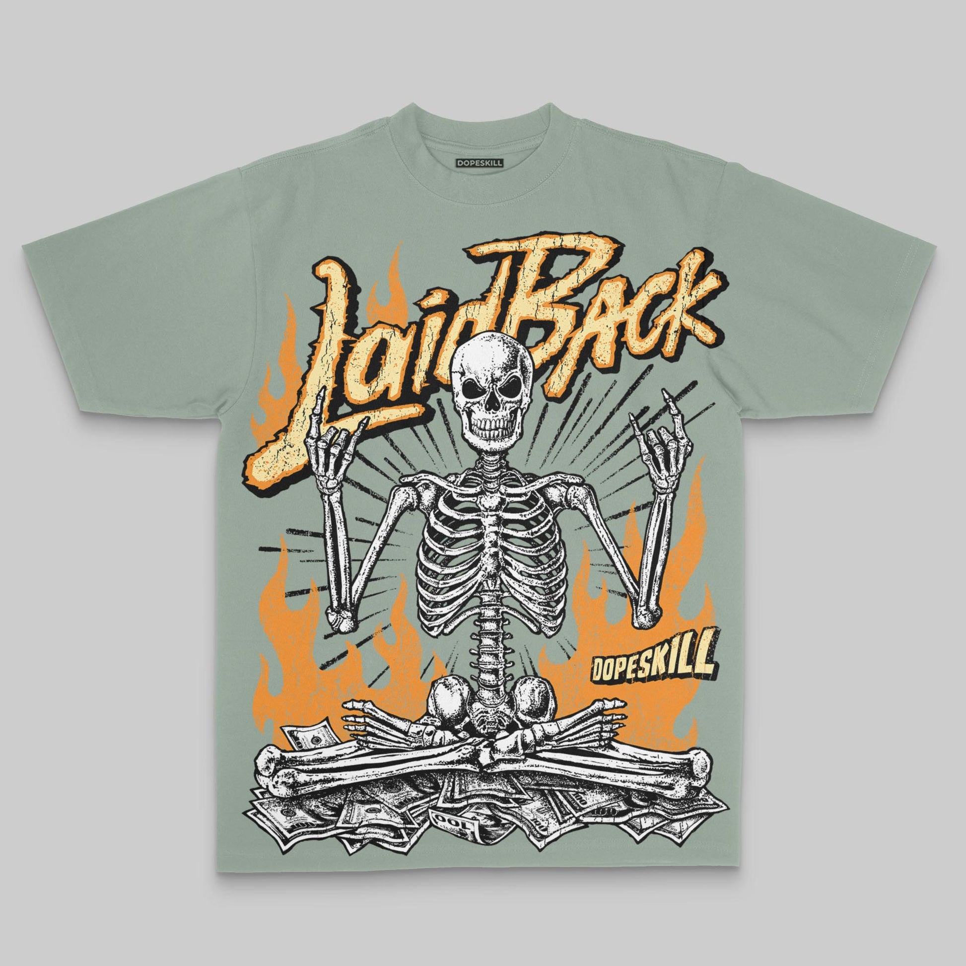 Laid Back Oversize Print DopeSkill T-shirt Streetwear - Bay