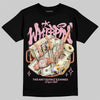 Jordan 4 "Iced Carmine" DopeSkill T-Shirt Whippin Graphic Streetwear - Black