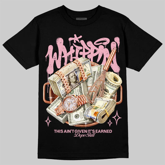 Jordan 4 "Iced Carmine" DopeSkill T-Shirt Whippin Graphic Streetwear - Black
