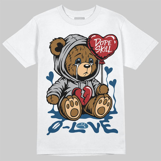 Jordan 12 Retro French Blue (2025) DopeSkill T-Shirt Broken Bear Graphic Streetwear
