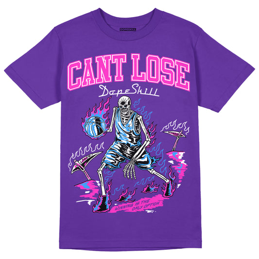 PURPLE Sneakers DopeSkill Purple T-Shirt Cant Lose Graphic Streetwear
