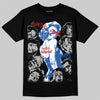 Jordan 3 "True Blue" DopeSkill T-Shirt Built Different Graphic Streetwear - Black