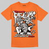 Jordan 3 “Orange Citrus” DopeSkill T-Shirt Distorted Realms Graphic Streetwear - Orange