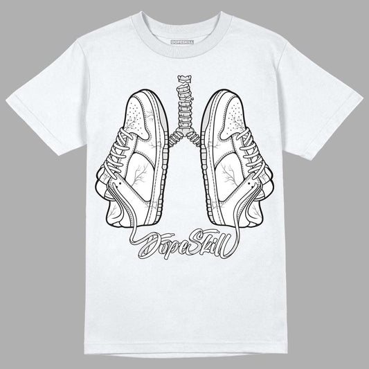 Dunk Low ‘Pure Platinum’ DopeSkill T-Shirt Breathe Graphic Streetwear - White