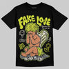 Air Max 90 x Patta Cyber and Particle Grey DopeSkill T-Shirt False Love Graphic Streetwear - Black
