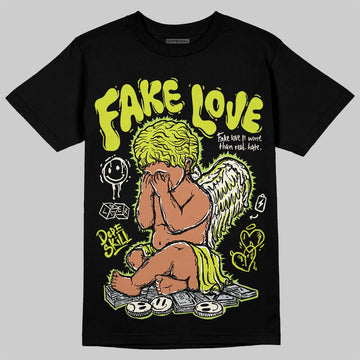 Air Max 90 x Patta Cyber and Particle Grey DopeSkill T-Shirt False Love Graphic Streetwear - Black