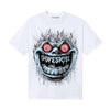 Grey Sneakers DopeSkill T-Shirt Hellfire Graphic Streetwear - White 