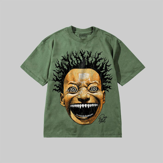 Electric Grind DopeSkill Premium T-shirt Streetwear - Moss Front