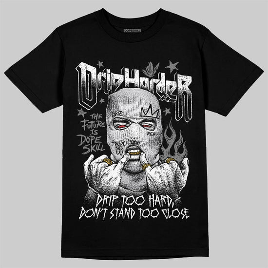 Grey Sneakers DopeSkill T-Shirt Drip Harder Graphic Streetwear - black