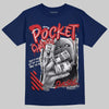 Jordan 11 “Rare Air” DopeSkill T-Shirt Pocket Change Graphic Streetwear - Navy