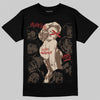 A Ma Maniére x Air Jordan 4 “Dark Mocha” DopeSkill T-Shirt Built Different Graphic Streetwear - Black