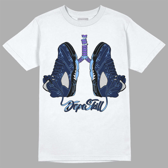 Jordan 5 SE “Georgetown” DopeSkill T-Shirt Breathe Graphic Streetwear