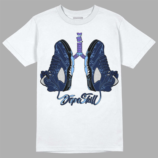 Jordan 5 SE “Georgetown” DopeSkill T-Shirt Breathe Graphic Streetwear