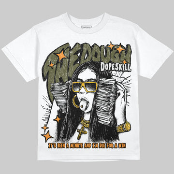 Olive Sneakers DopeSkill Oversize Print T-Shirt The Dough Graphic Streetwear