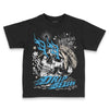 Jordan 1 High OG “UNC” Reimagined DopeSkill Toddler Kids T-shirt Drip Season Streetwear - Black