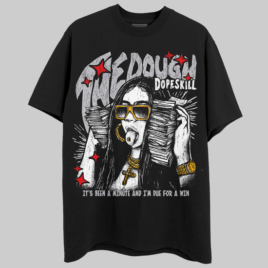 Grey Sneakers DopeSkill T-Shirt The Dough Graphic Streetwear - Black