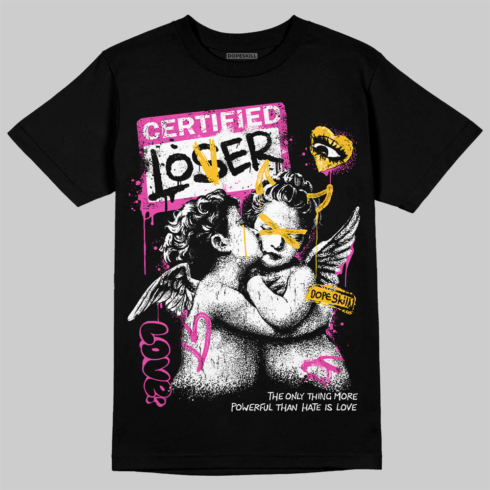 Jordan 4 “Comic” DopeSkill T-Shirt Certified Lover Graphic Streetwear - Black