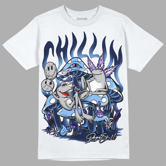 Jordan 5 Midnight Navy DopeSkill T-Shirt Chillin Graphic Streetwear