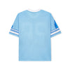 DopeSkill Oversized Jersey Streetwear Graphic Tee Cool V-Neck University Blue T-Shirt Fire 26 Graphic