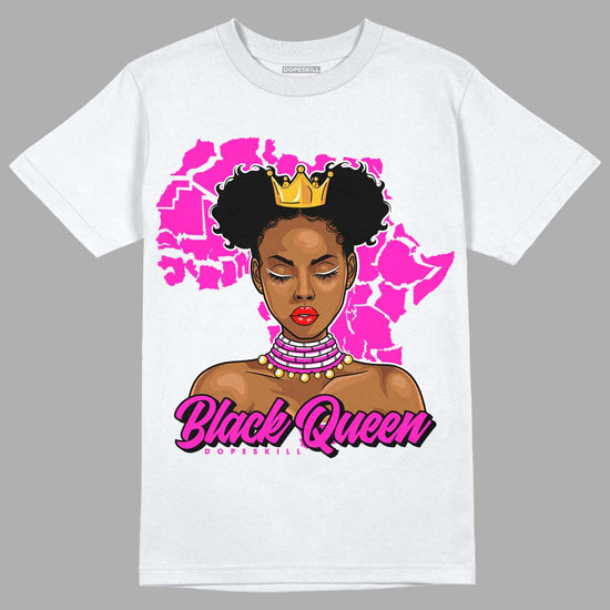 Dunk Low GS “Active Fuchsia” DopeSkill T-Shirt Black Queen Graphic Streetwear - White