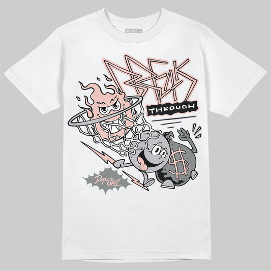 ASICS Gel-1130 'White Neutral Pink' DopeSkill T-Shirt Break Through Graphic Streetwear - White