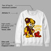 Yellow Bordeaux DopeSkill Sweatshirt Broken Heart Graphic