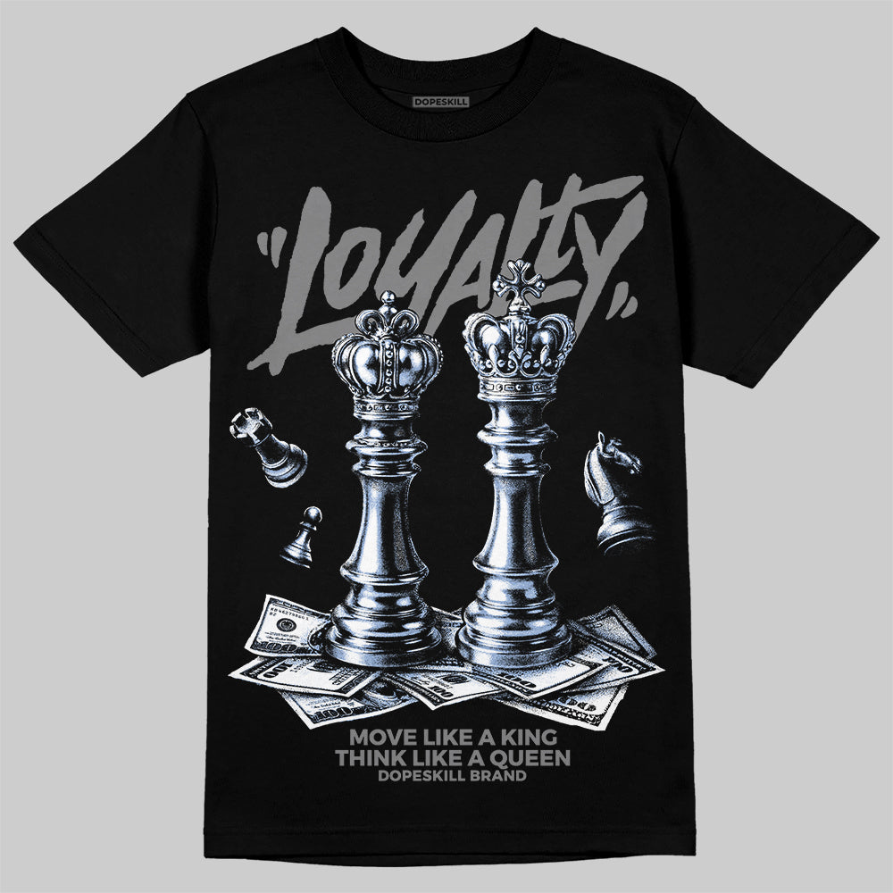 Grey Sneakers DopeSkill T-Shirt Loyalty Graphic Streetwear - Black