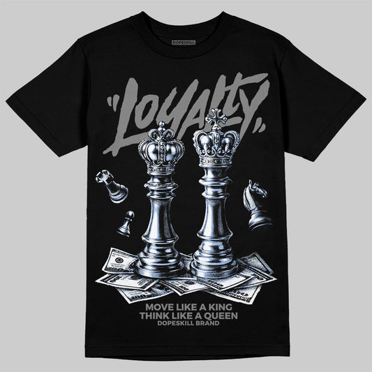 Grey Sneakers DopeSkill T-Shirt Loyalty Graphic Streetwear - Black