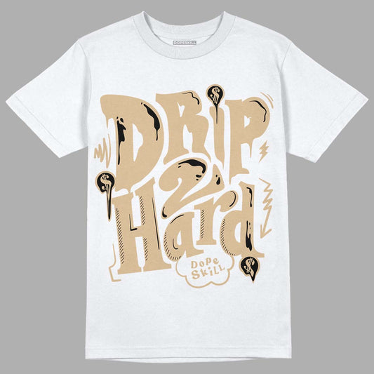 TAN Sneakers DopeSkill T-Shirt Drip Too Hard Graphic Streetwear - White
