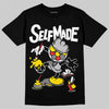 Grey Sneakers DopeSkill T-Shirt Self Made Graphic Streetwear - Black
