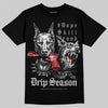 Grey Sneakers DopeSkill T-Shirt New Drip Season Graphic Streetwear - Black