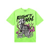 Neon Green Sneakers DopeSkill T-Shirt Keepin' It Real Graphic Streetwear - Lime