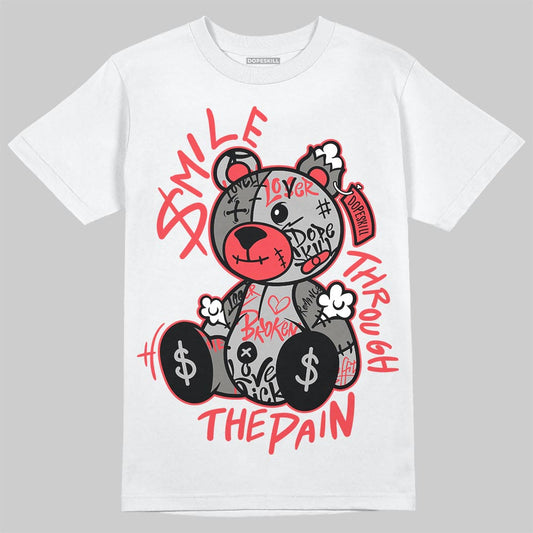 Air Max 90 Infrared 3M (2026) DopeSkill T-Shirt Smile Through The Pain Graphic Streetwear - White 