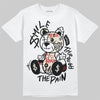 Jordan 1 Retro High OG Flight Club DopeSkill T-Shirt Smile Through The Pain Graphic Streetwear - White