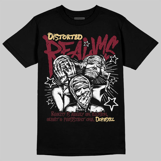 Jordan 3 PRM "Bin 23" DopeSkill T-Shirt Distorted Realms Graphic Streetwear - Black