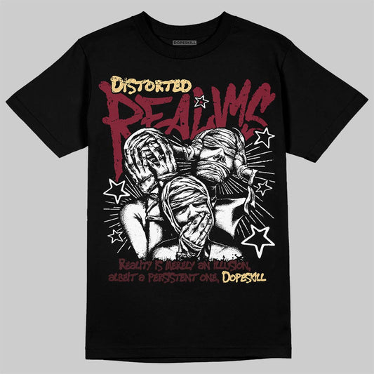 Jordan 3 PRM "Bin 23" DopeSkill T-Shirt Distorted Realms Graphic Streetwear - Black