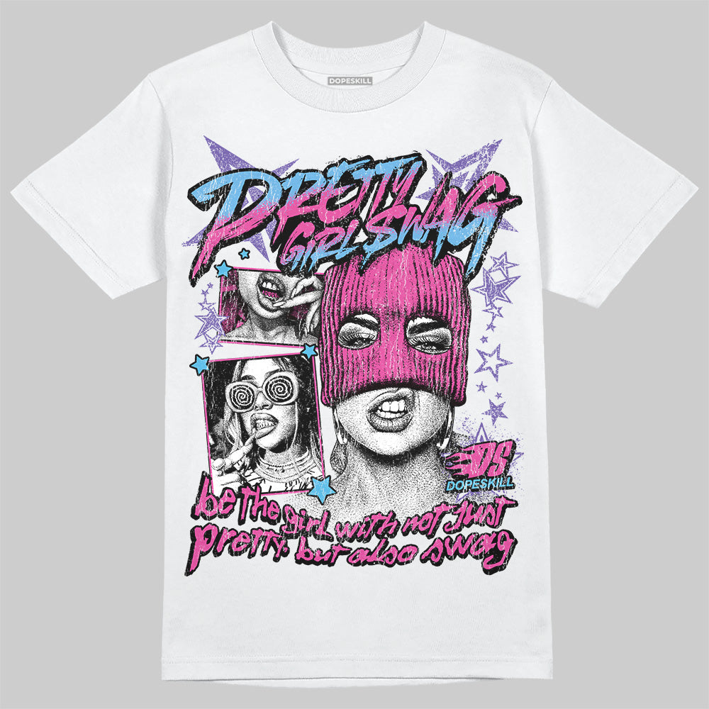 Dunk Low GS “Active Fuchsia” DopeSkill T-Shirt Pretty Girl Swag Graphic Streetwear - White