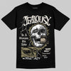 Jordan 6 Retro Neutral Olive DopeSkill T-Shirt Jealousy Graphic Streetwear - Black
