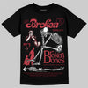Jordan 4 “Sierra Red" DopeSkill T-Shirt Broken Bones Graphic Streetwear - Black