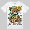 SB Dunk Low Rodeo Tourmaline DopeSkill T-Shirt Broken Bear Graphic Streetwear - White